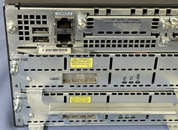 cisco 3845 integrated services router