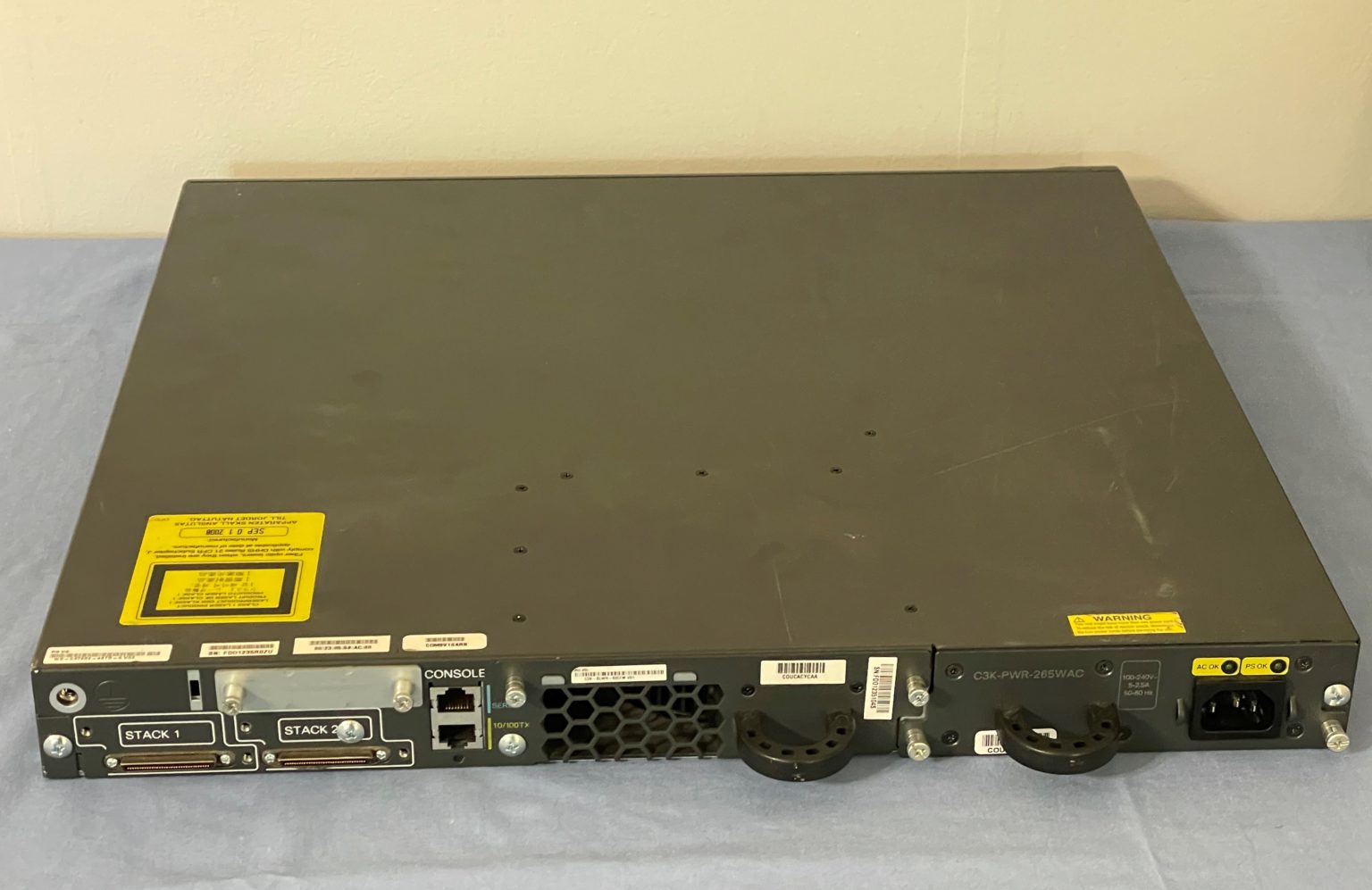 Cisco WS-C3750E-48TD-S V03 3750E Series 48 Port Catalyst Switch ...